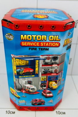 Фото Игровой набор автостанция Motor OIL "Fire team" в интернет-магазине axdv.ru / аиксдв