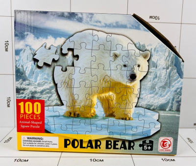 Фото Пазл "Polar bear" 100Pcs в интернет-магазине axdv.ru / аиксдв