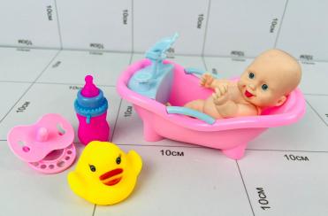 Фото Игрушка пупс в ванне с утенком в интернет-магазине axdv.ru / аиксдв