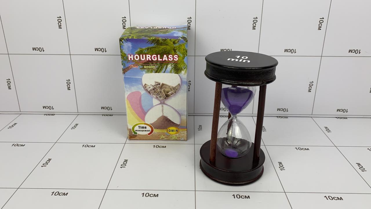 Фото Песочные часы деревянные "Фиолетовый песок" в интернет-магазине axdv.ru / аиксдв