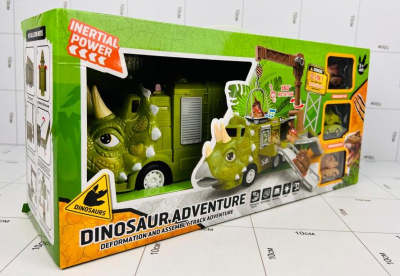 Фото Игровой набор Dinosaur adventure светозвуковой с горками в интернет-магазине axdv.ru / аиксдв