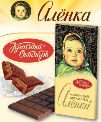 Фото Шоколад молочный Аленка 200г/18шт в интернет-магазине axdv.ru / аиксдв