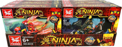 Фото Конструктор NINJA Legend of Ninja 6310 1/6 (117-126Pcs) в интернет-магазине axdv.ru / аиксдв