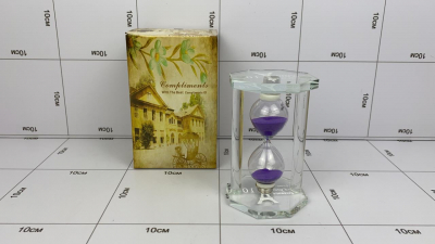 Фото Песочные часы стеклянные "Фиолетовый песок" в интернет-магазине axdv.ru / аиксдв