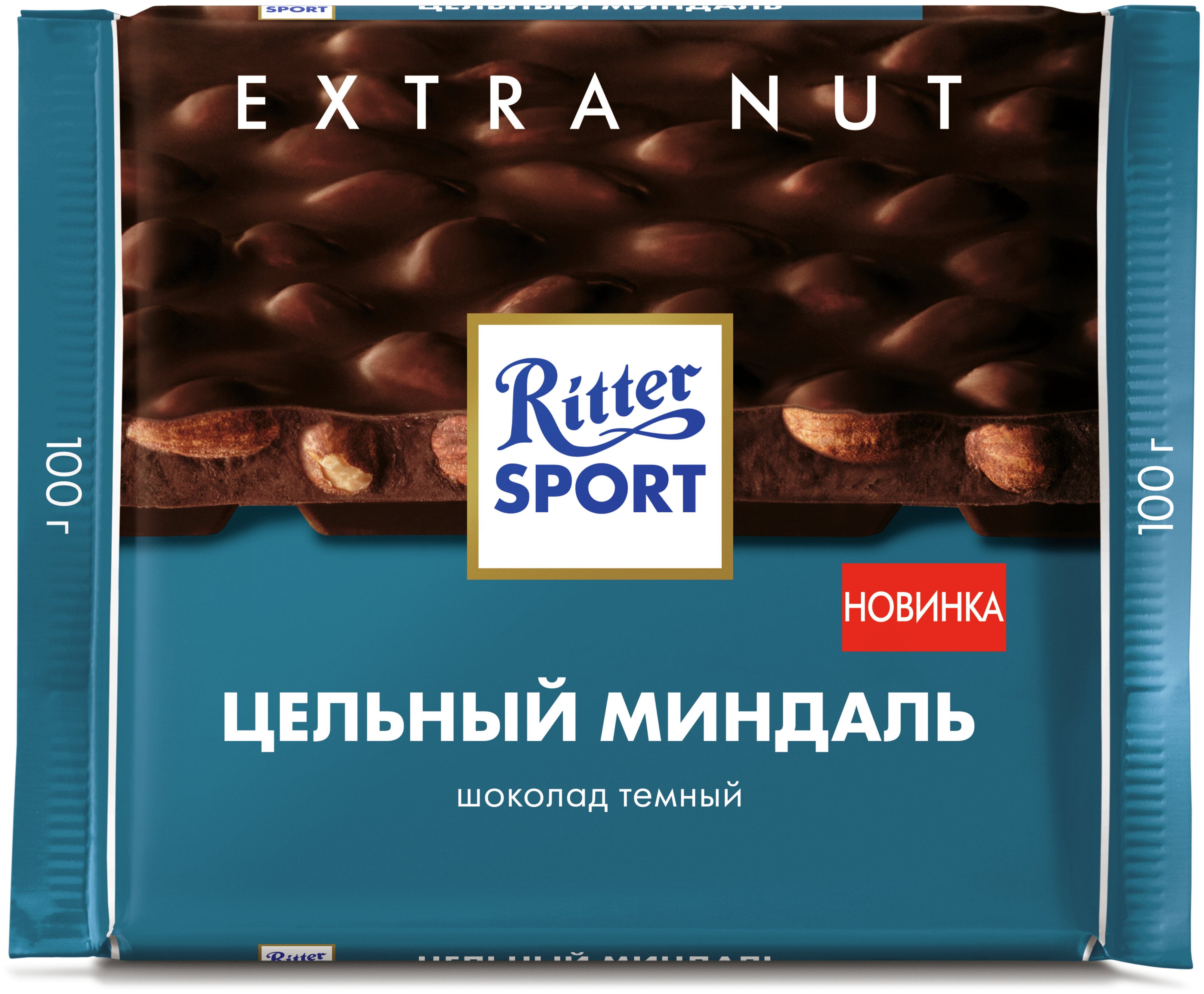 Фото Ritter Sport/Риттер спорт "Шоколад тёмный" Цельный миндаль в интернет-магазине axdv.ru / аиксдв