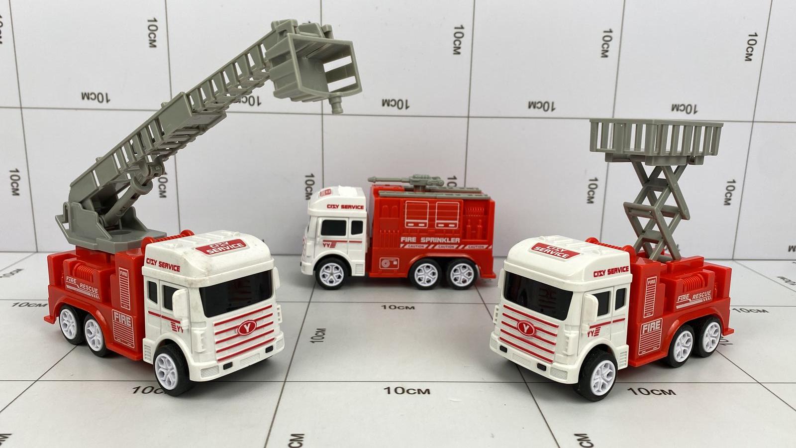 Фото Набор пожарных машин "Service Car" 3х штучный в интернет-магазине axdv.ru / аиксдв