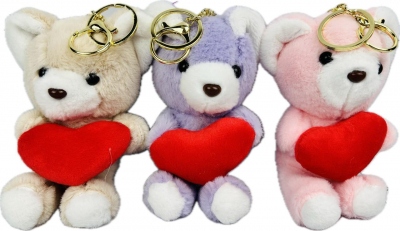Фото Мягкая игрушка брелок "Мишка с сердцем" в интернет-магазине axdv.ru / аиксдв