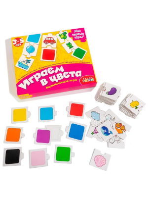 Фото Развивающая игра "Играем в цвета" в интернет-магазине axdv.ru / аиксдв