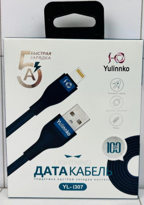 Фото Зарядный шнур Iphone 100см YL-i307 в интернет-магазине axdv.ru / аиксдв
