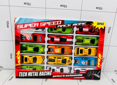 Фото Набор металлических машин Super speed 15Pcs в интернет-магазине axdv.ru / аиксдв