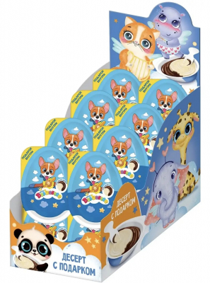 Фото КИДС БОКС / KIDS BOX "Зверюшки" Десерт с подарком 20г*16шт в интернет-магазине axdv.ru / аиксдв