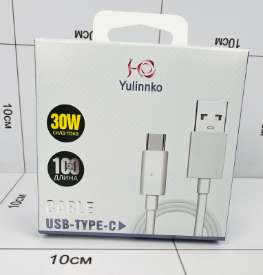 Фото Зарядный кабель USB-Type-C YL-F-1 в интернет-магазине axdv.ru / аиксдв