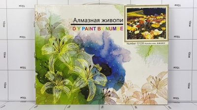 Фото Алмазная мозаика Поле анемонов 40х30 в интернет-магазине axdv.ru / аиксдв