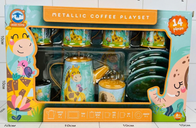 Фото Набор посуды "Coffee Playset" Африка (металл) 14 pcs в интернет-магазине axdv.ru / аиксдв