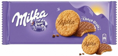 Фото Печенье Милка Шоколадные крупинки / Milka Choco Grain 126гр*20шт (Импорт) в интернет-магазине axdv.ru / аиксдв