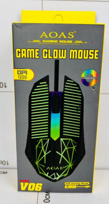 Фото Мышка проводная Игровая "Game Glow Mouse" V06 в интернет-магазине axdv.ru / аиксдв