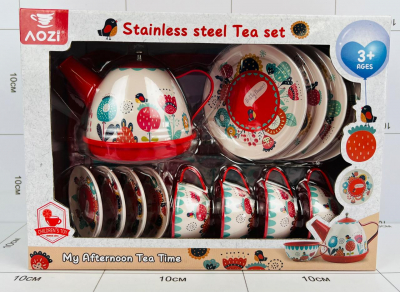 Фото Набор посуды "Tea set" (металл) 14 pcs в интернет-магазине axdv.ru / аиксдв