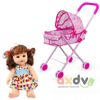 Фото Кукла с коляской "Прелестный малыш / Lovely Baby" в интернет-магазине axdv.ru