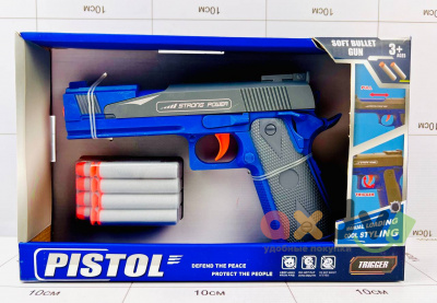 Фото Пистолет с мягкими пулями "Pistol" в интернет-магазине axdv.ru