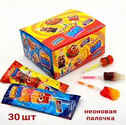 Фото Карамель на неоновой палочке Ланч Поп® 10г*30шт*24б в интернет-магазине axdv.ru / аиксдв