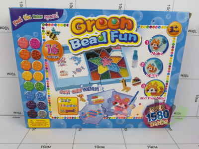 Фото Набор для творчества "Веселье с зелеными бусинами / Green Bead Fun" 1400 дет в интернет-магазине axdv.ru