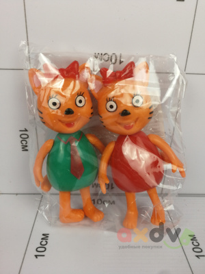 Фото Игрушка-фигурка  "Котики", 2 шт. пакет в интернет-магазине axdv.ru