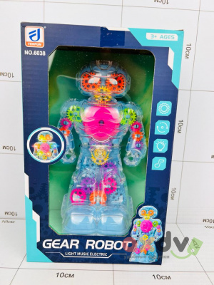 Фото Робот светозвуковой шестеренчатый "Gear Robot" в интернет-магазине axdv.ru
