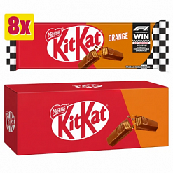 Фото КитКат Апельсин / KitKat Orange 2 пальца 165,6гр*20шт (20,7гр*8шт) (Импорт) в интернет-магазине axdv.ru / аиксдв
