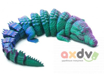 Фото Игрушка пластик 3D КРОКОДИЛ в интернет-магазине axdv.ru