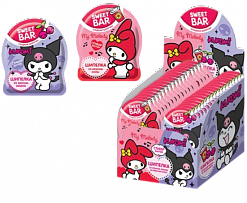 Фото Сладкая шипучка с подарком "КУРОМИ, МОЯ МЕЛОДИЯ, СЛАДКИЙ БАР / KUROMI MY MELODY SWEET BAR" 5гр*40шт в интернет-магазине axdv.ru / аиксдв