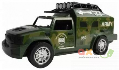 Фото Машина инерционная "Армейский военный автомобиль / Army Military Vehicle" в интернет-магазине axdv.ru