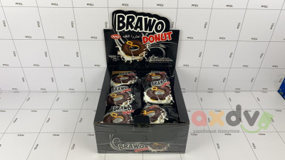 Фото Пончик ЭНИ Браво / ANI® Brawo (Donut с начинкой в шоколадной глазури со вкусом какао) 6*24*40г.; СК-012 Турция 2024 в интернет-магазине axdv.ru