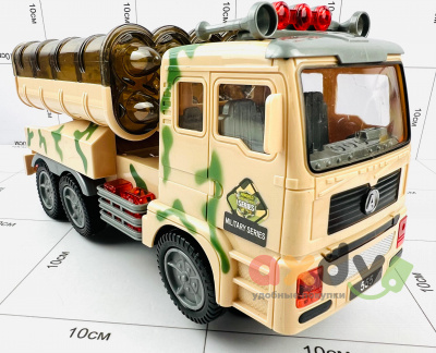 Фото Военный грузовик светозвуковой "РАКЕТНАЯ УСТАНОВКА / MISSILE LAUNCHER" в интернет-магазине axdv.ru