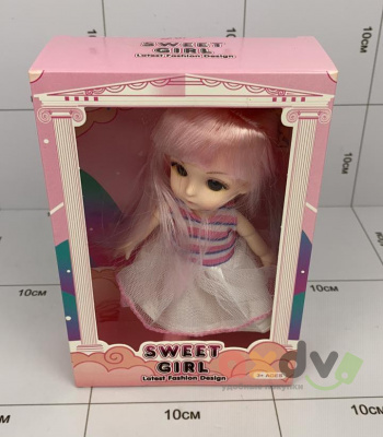 Фото Куколка "Милая девушка / Sweet Girl" в белом платюшке в интернет-магазине axdv.ru