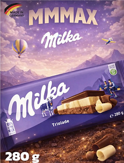 Фото Шоколад Милка Тройной / Milka Triolade 280гр*15шт (Импорт) в интернет-магазине axdv.ru / аиксдв