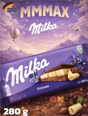 Фото Шоколад Милка Тройной / Milka Triolade 280гр*15шт (Импорт) в интернет-магазине axdv.ru