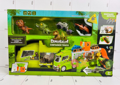 Фото Игровой набор "Контейнеровоз-динозавр / Dinosaur container Truck" в интернет-магазине axdv.ru