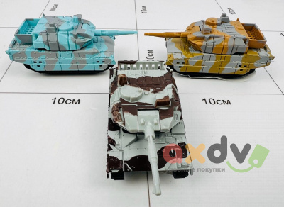 Фото Танк металлический в ассортименте 12 шт. в бл. в интернет-магазине axdv.ru