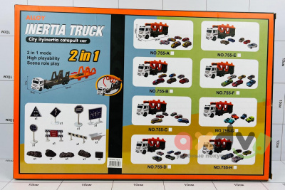 Фото Игровой набор 2в1 "Инерционный погрузчик / Inertia Truck" 755-А в интернет-магазине axdv.ru