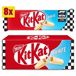 Фото КитКат Белый / KitKat White 2 пальца 165,6гр*20шт (20,7гр*8шт) (Импорт) в интернет-магазине axdv.ru / аиксдв