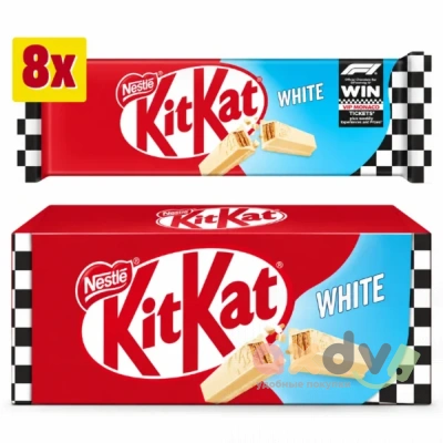 Фото КитКат Белый / KitKat White 2 пальца 165,6гр*20шт (20,7гр*8шт) (Импорт) в интернет-магазине axdv.ru