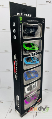 Фото Набор металлических машин 6ти штучный "Alloy Car" в интернет-магазине axdv.ru