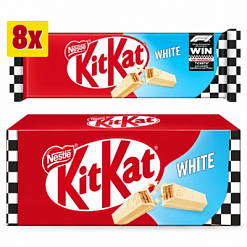 Фото КитКат Белый / KitKat White 2 пальца 165,6гр*20шт (20,7гр*8шт) (Импорт) в интернет-магазине axdv.ru / аиксдв