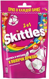 Фото Драже "Скитлс/Skittles" 2в1 70г/26 в интернет-магазине axdv.ru / аиксдв