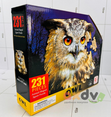 Фото Пазл "Сова / Owl" 231 дет. в интернет-магазине axdv.ru
