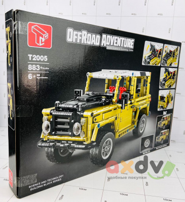 Фото Конструктор "Приключение на бездорожье / OffRoad Adventure" 883 дет. в интернет-магазине axdv.ru