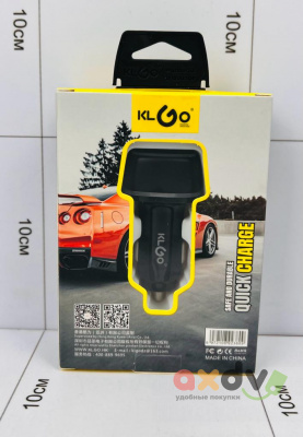 Фото Автомобильный адаптер 2usb Быстрая зарядка / Quick Charge в интернет-магазине axdv.ru