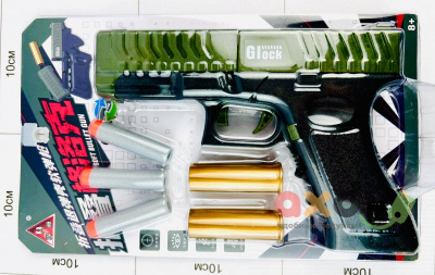 Фото Пистолет с мягкими пулями и гильзами "Глок / Glock" в интернет-магазине axdv.ru