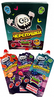 Фото Жидкая конфета "Монстр коллекшн (Черепушки)" 20гр*24шт*24бл в интернет-магазине axdv.ru / аиксдв
