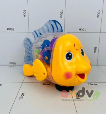 Фото Свето-звуковая рыбка "Шестеренки" Gear Fish в интернет-магазине axdv.ru